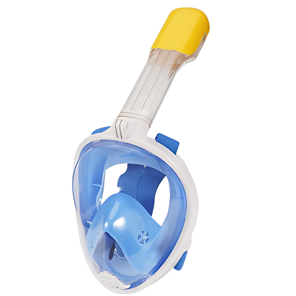 Snorkelmask med 180° panoramautsikt -Blå/BarnBlå/UngdomBlå/Vuxen - Ozerty