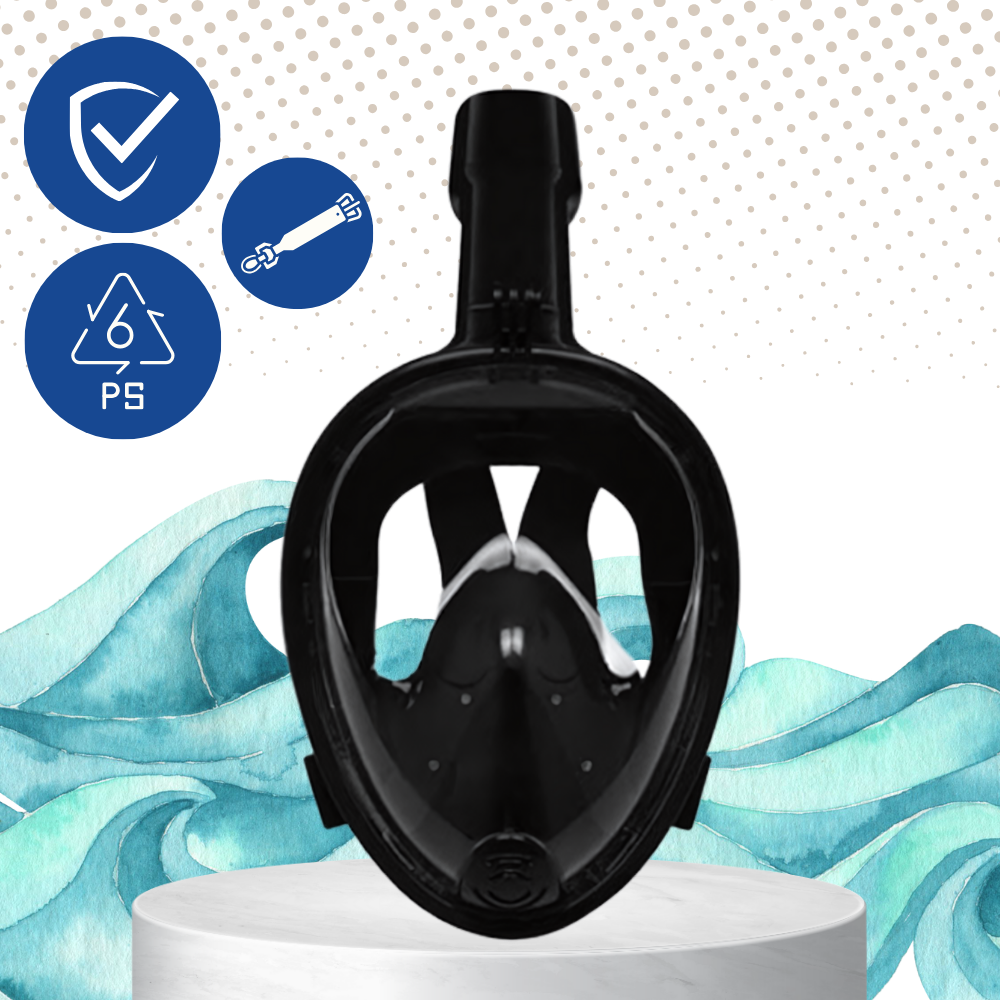 Snorkelmask med 180° panoramautsikt - Ozerty