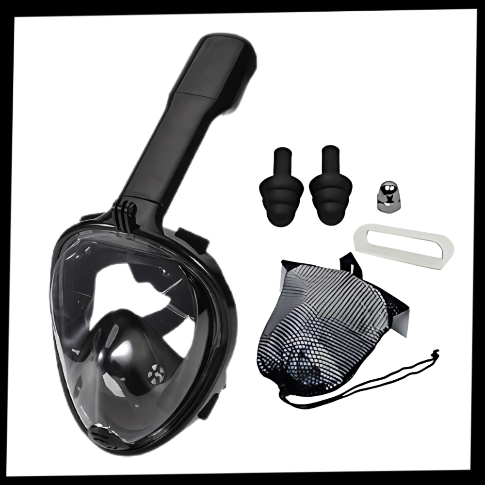 Snorkelmask med 180° panoramautsikt - Ozerty