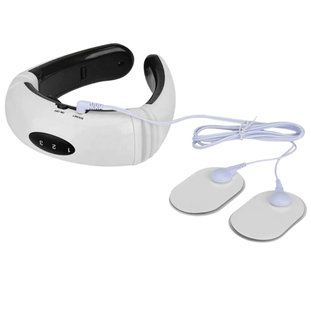 Cirkulär dragande nackmassageapparat med infraröd uppvärmning