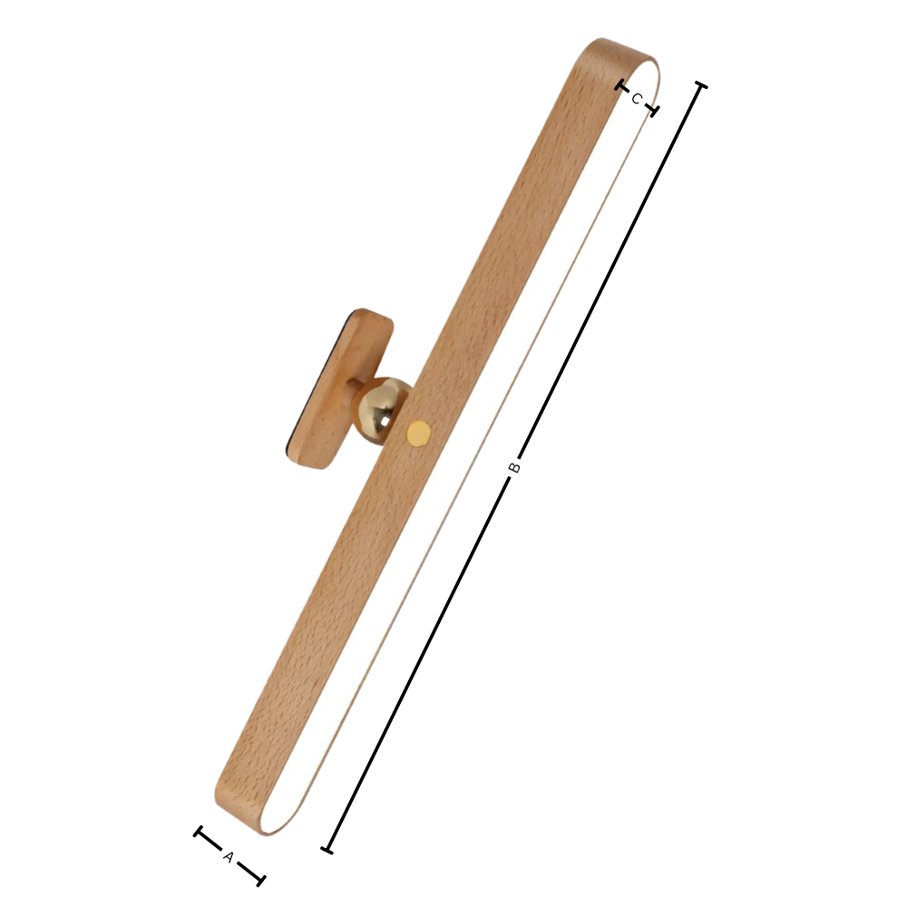 Badrumsljus med 3 nivåer diming  - Ozerty