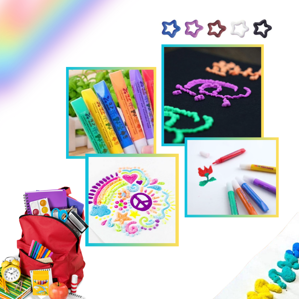 3D Poppande Bubbel Popcorn Penna - Ozerty