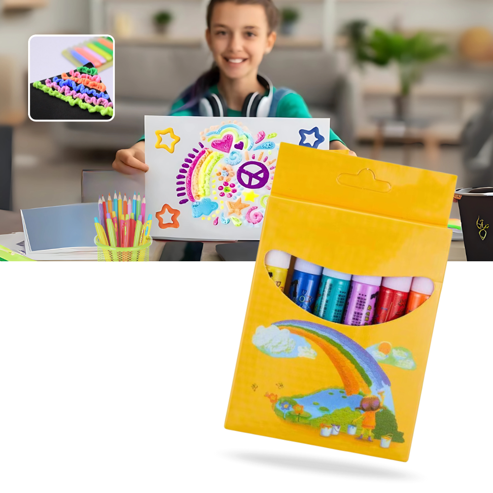 3D Poppande Bubbel Popcorn Penna - Ozerty