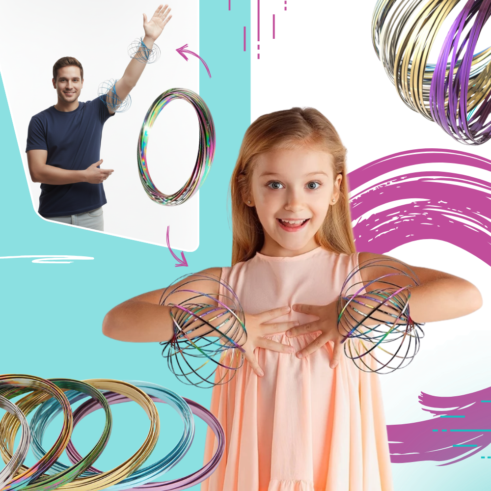 3D spiralfjäder i rostfritt stål - Ozerty