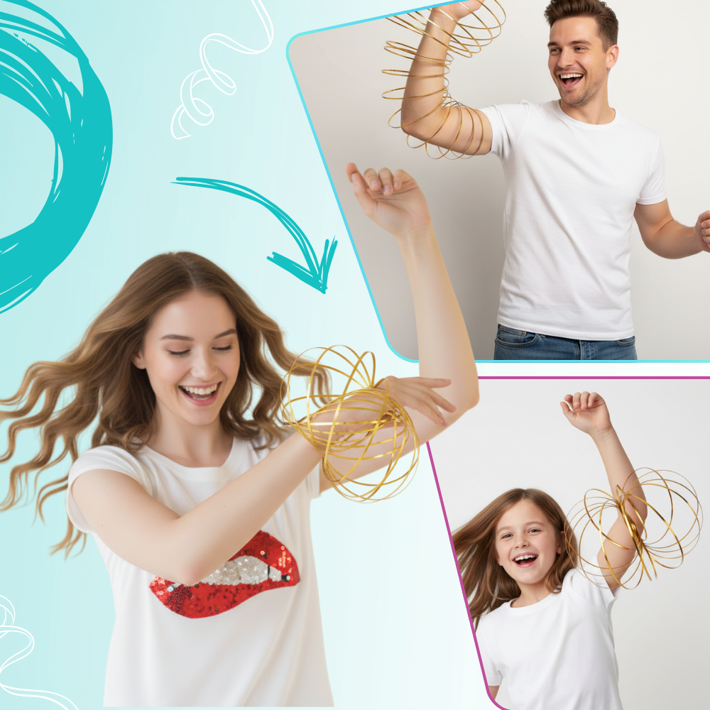 3D spiralfjäder i rostfritt stål - Ozerty