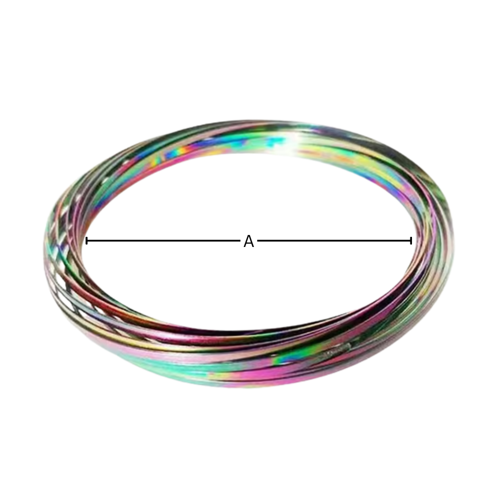 3D spiralfjäder i rostfritt stål - Ozerty