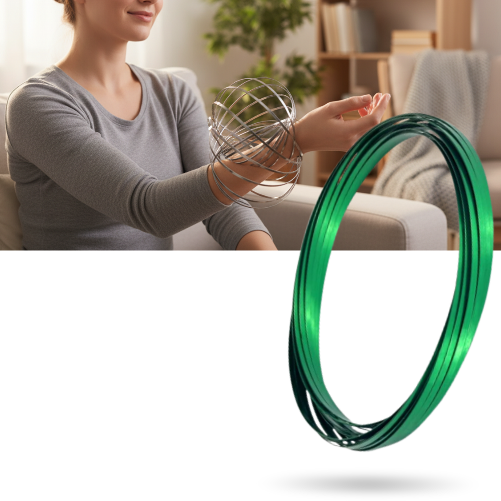 3D spiralfjäder i rostfritt stål - Ozerty