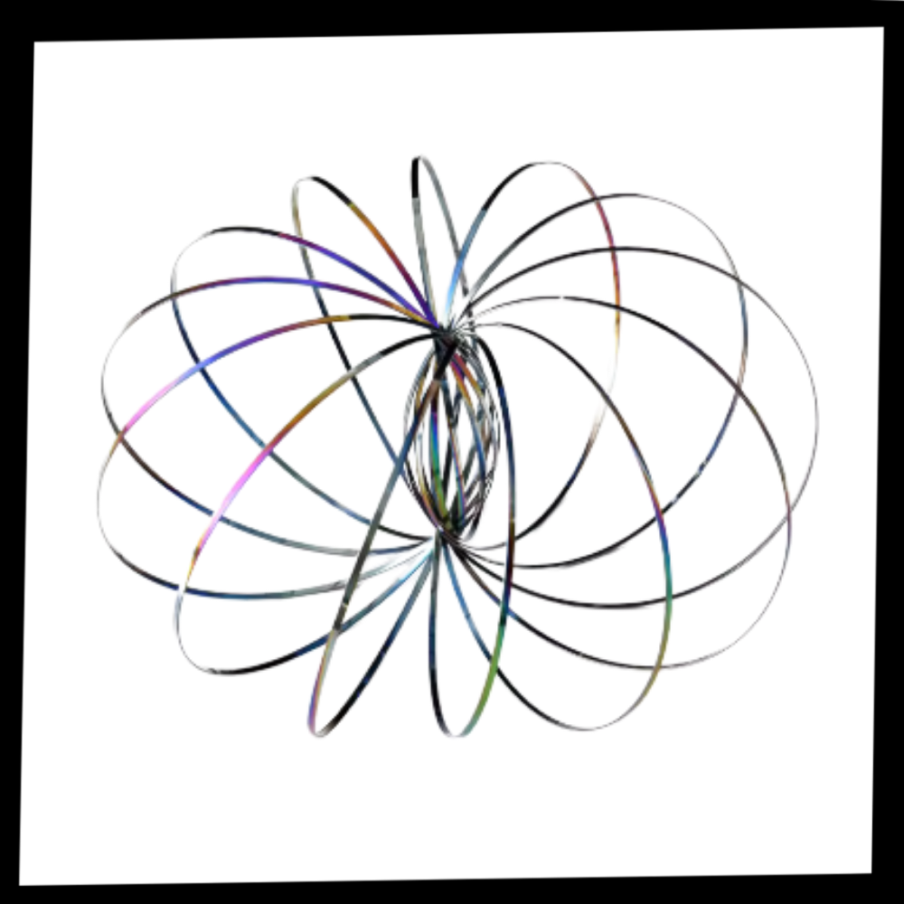 3D spiralfjäder i rostfritt stål - Ozerty