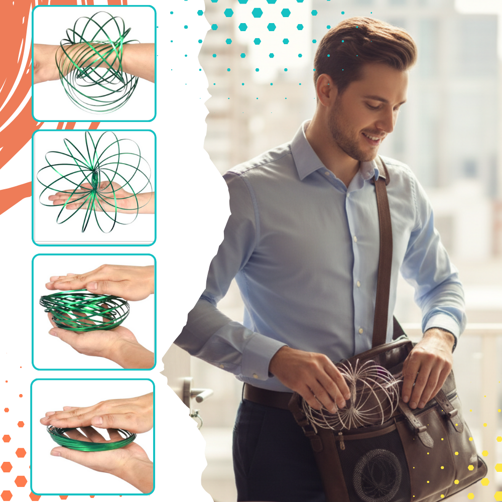 3D spiralfjäder i rostfritt stål - Ozerty