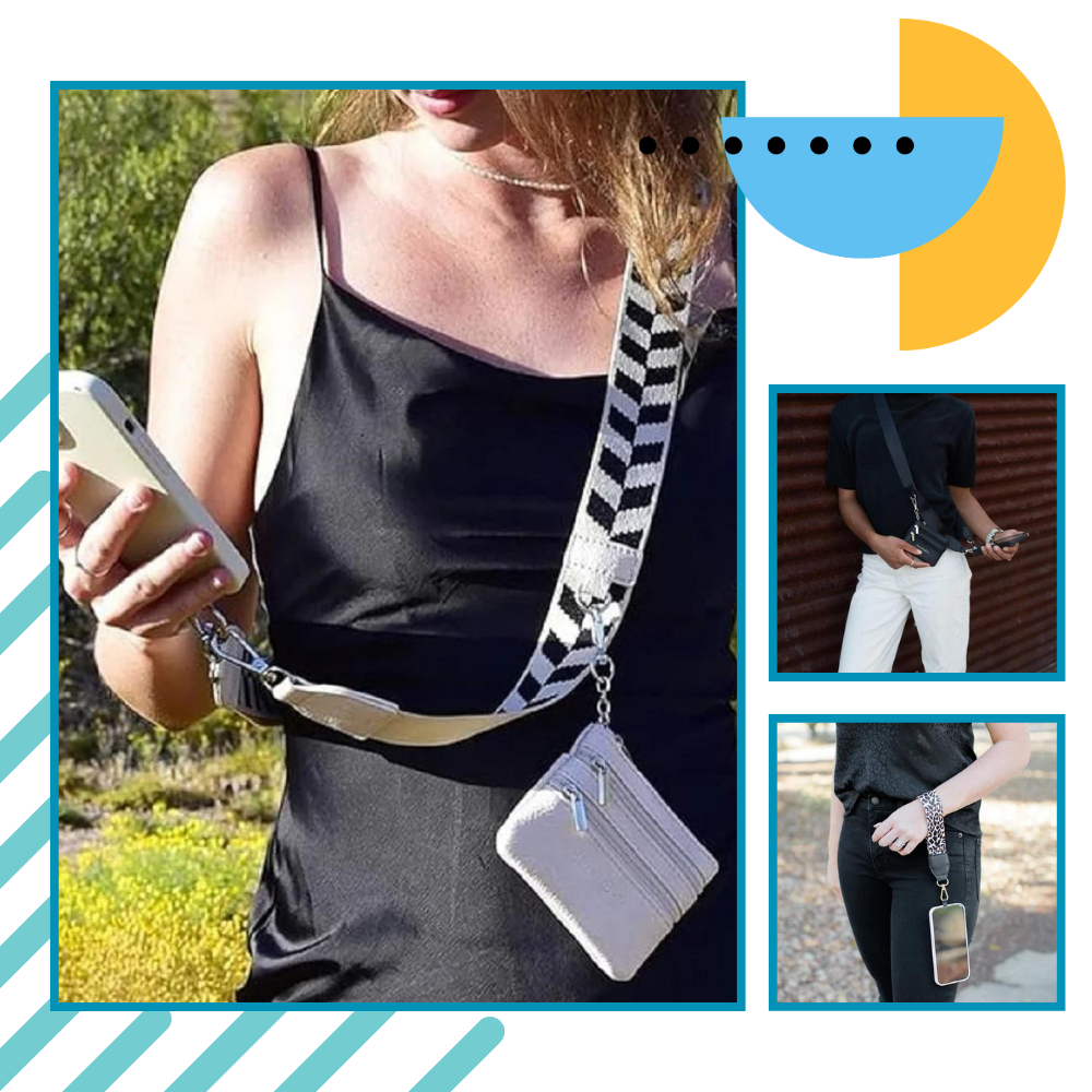 Justerbar rem för mobiltelefon - Ozerty