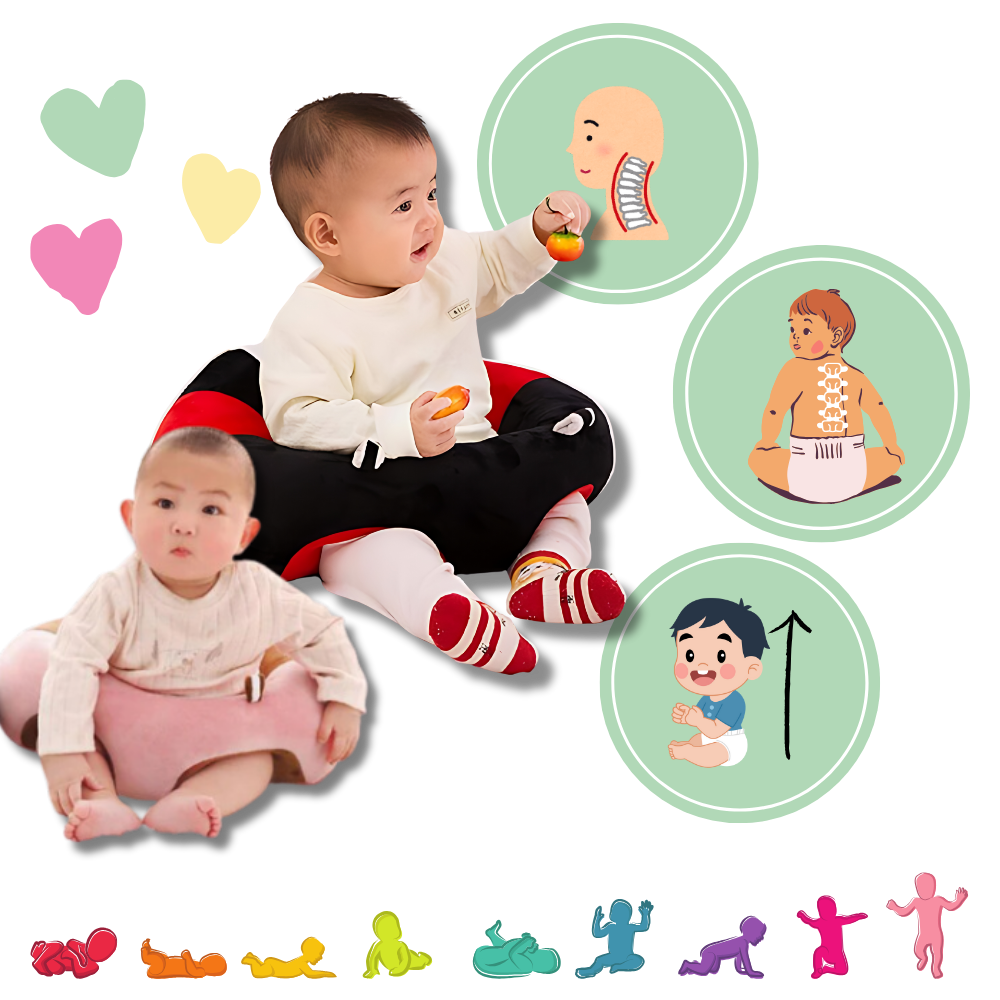 Justerbar, hygienisk sittdyna för baby - Ozerty