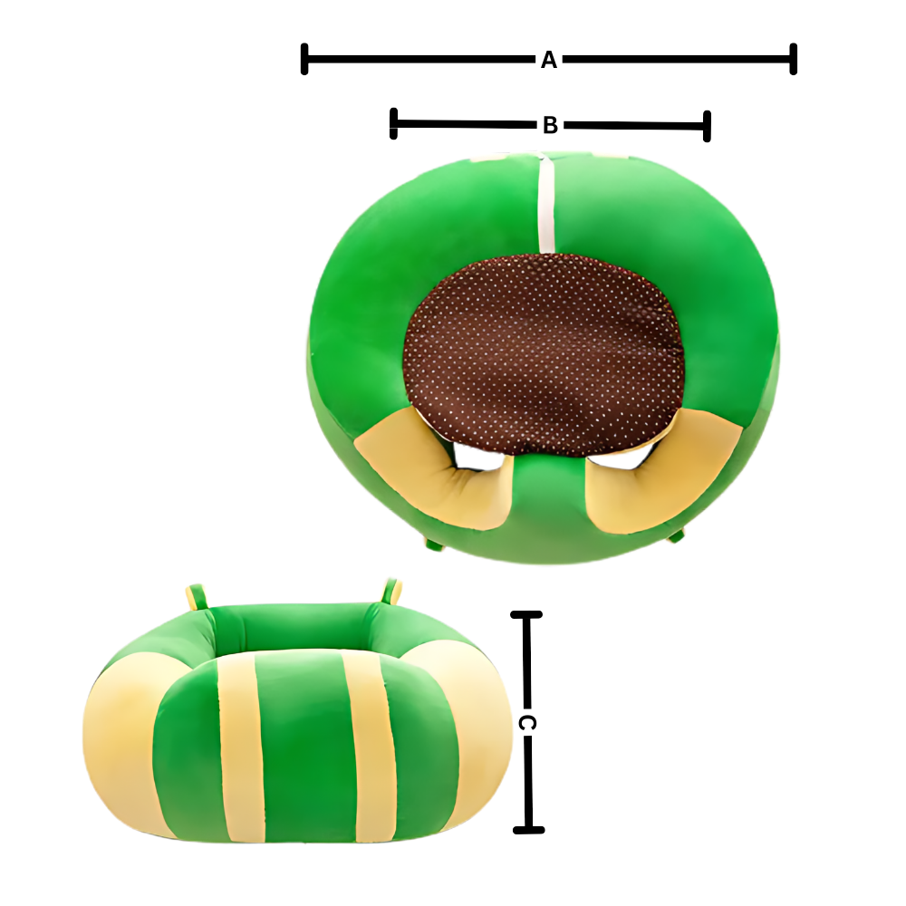 Justerbar, hygienisk sittdyna för baby - Ozerty