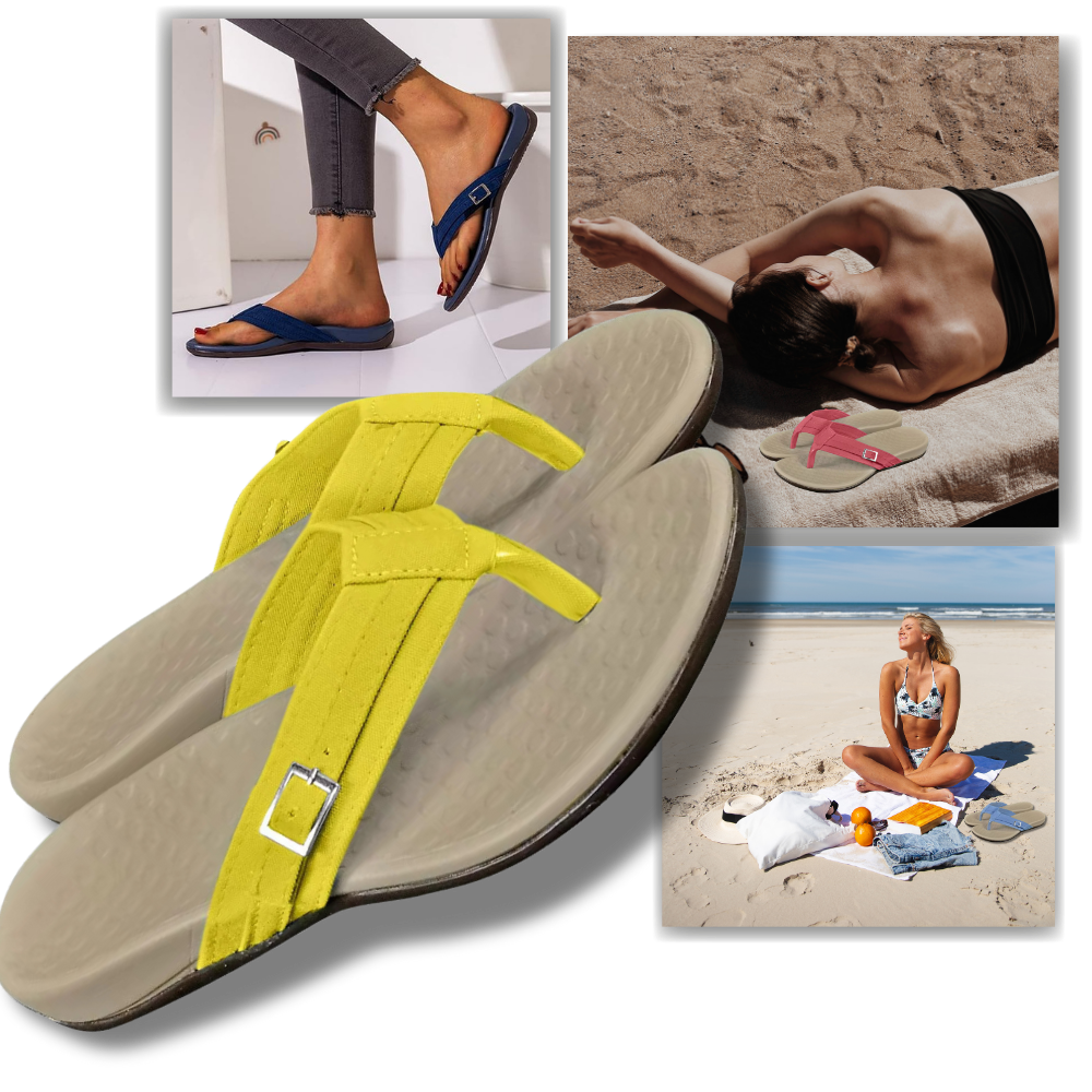 Ortopediska sandaler med justerbara remmar - Ozerty
