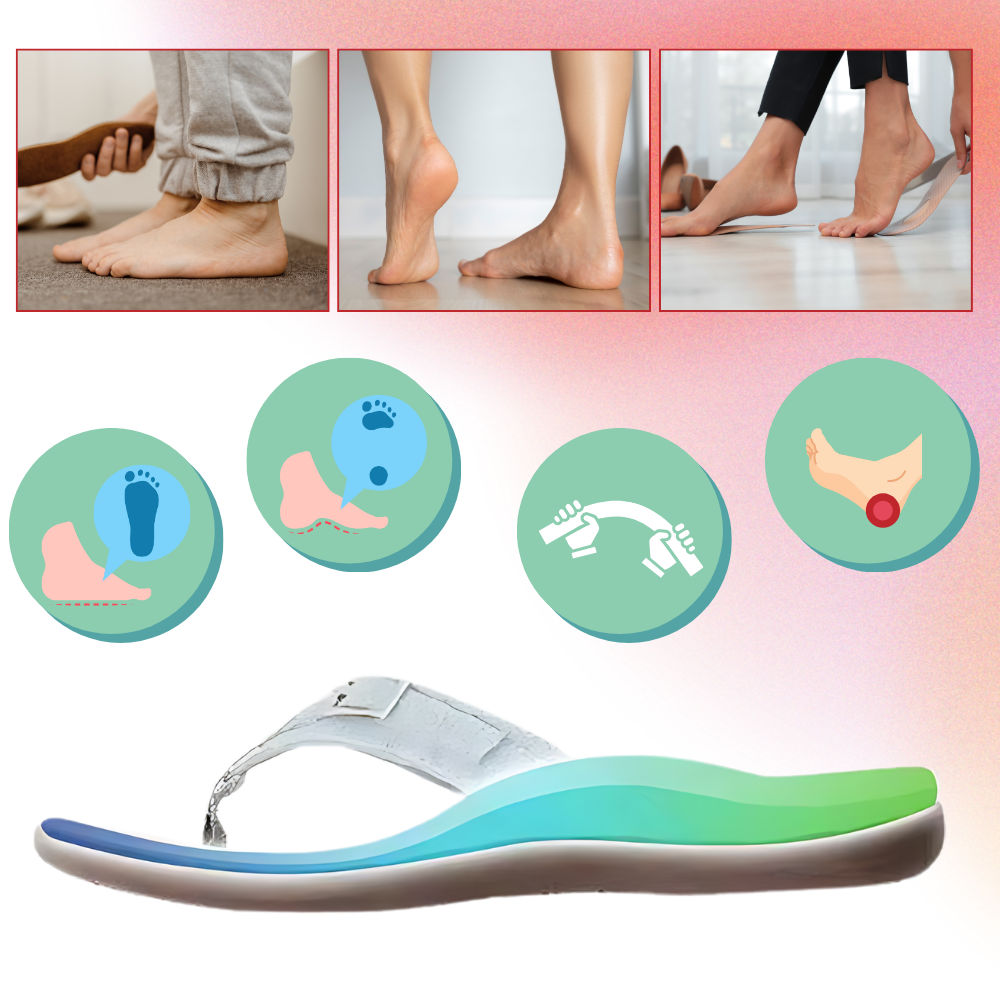 Ortopediska sandaler med justerbara remmar - Ozerty