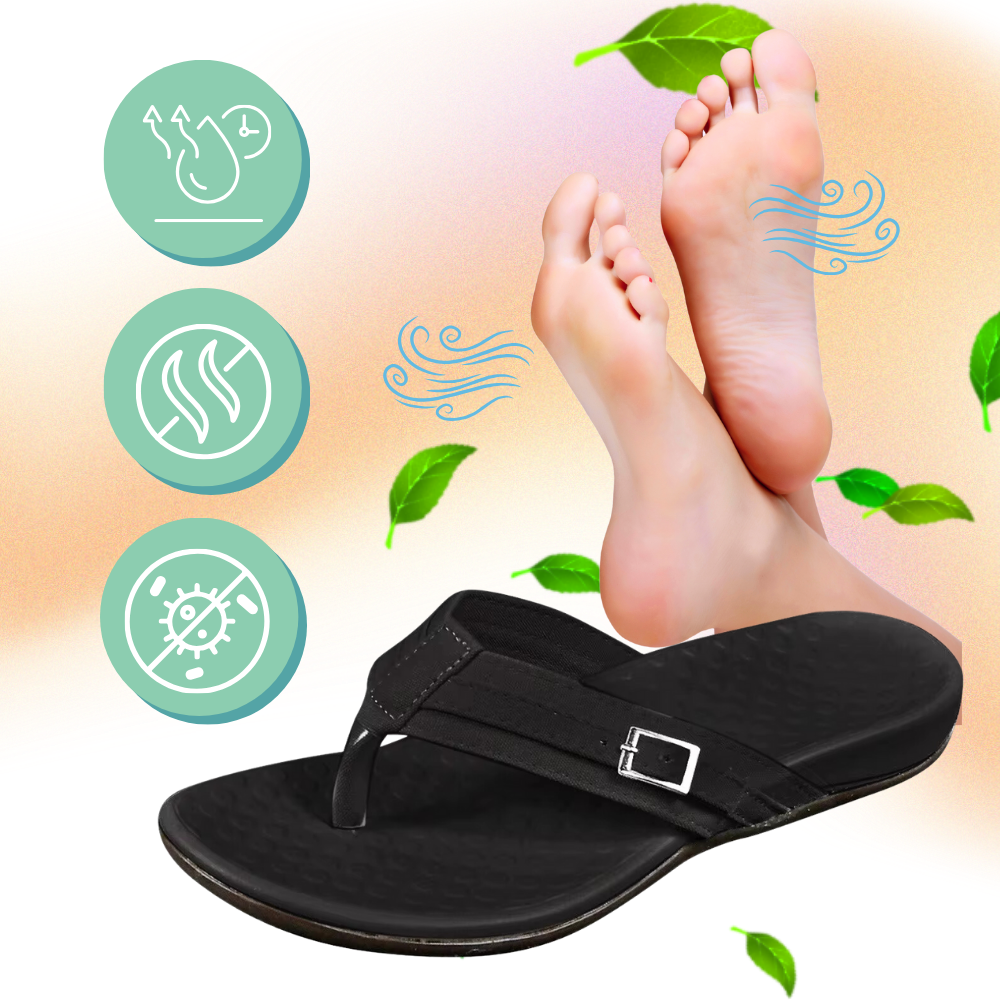 Ortopediska sandaler med justerbara remmar - Ozerty