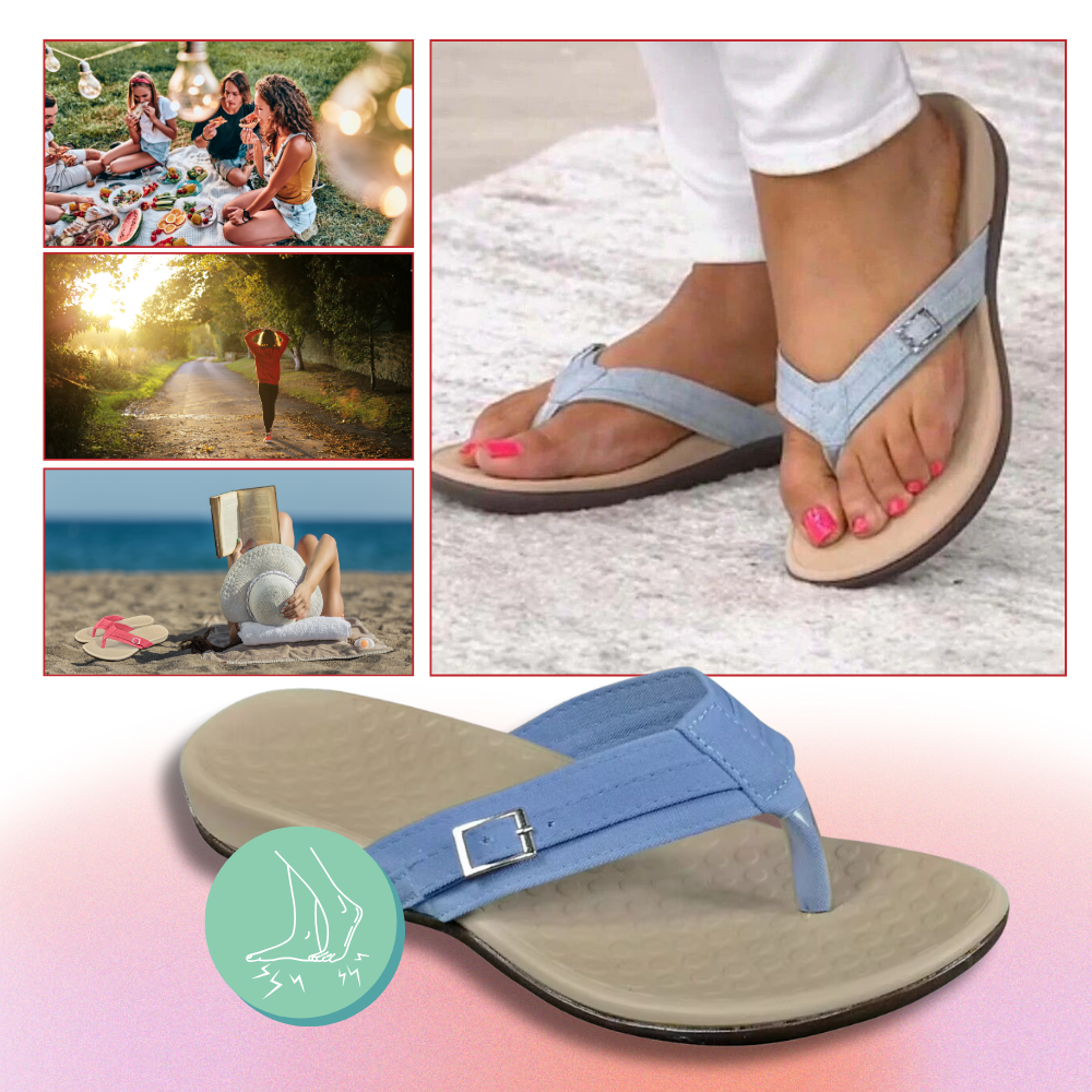 Ortopediska sandaler med justerbara remmar - Ozerty