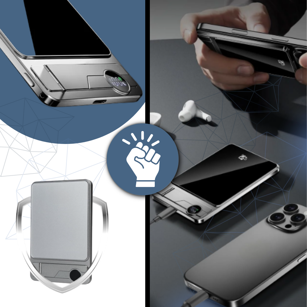 Tunn magnetisk Apple powerbank - Ozerty