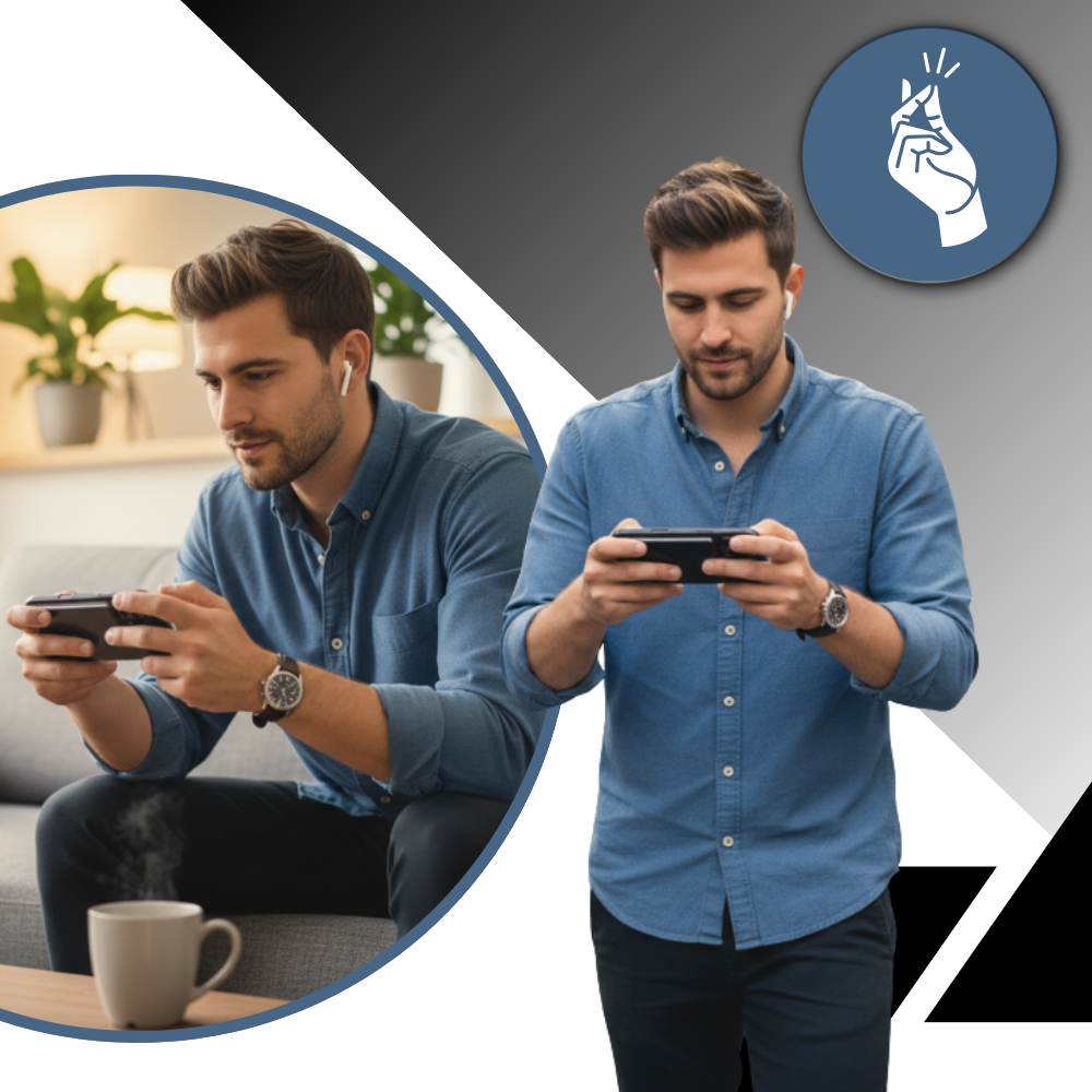 Tunn magnetisk Apple powerbank - Ozerty