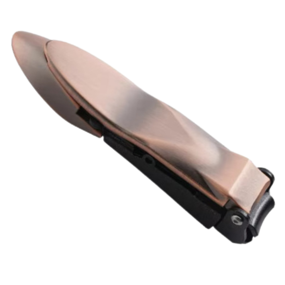 Nagelklippare med behållare -Brons - Ozerty