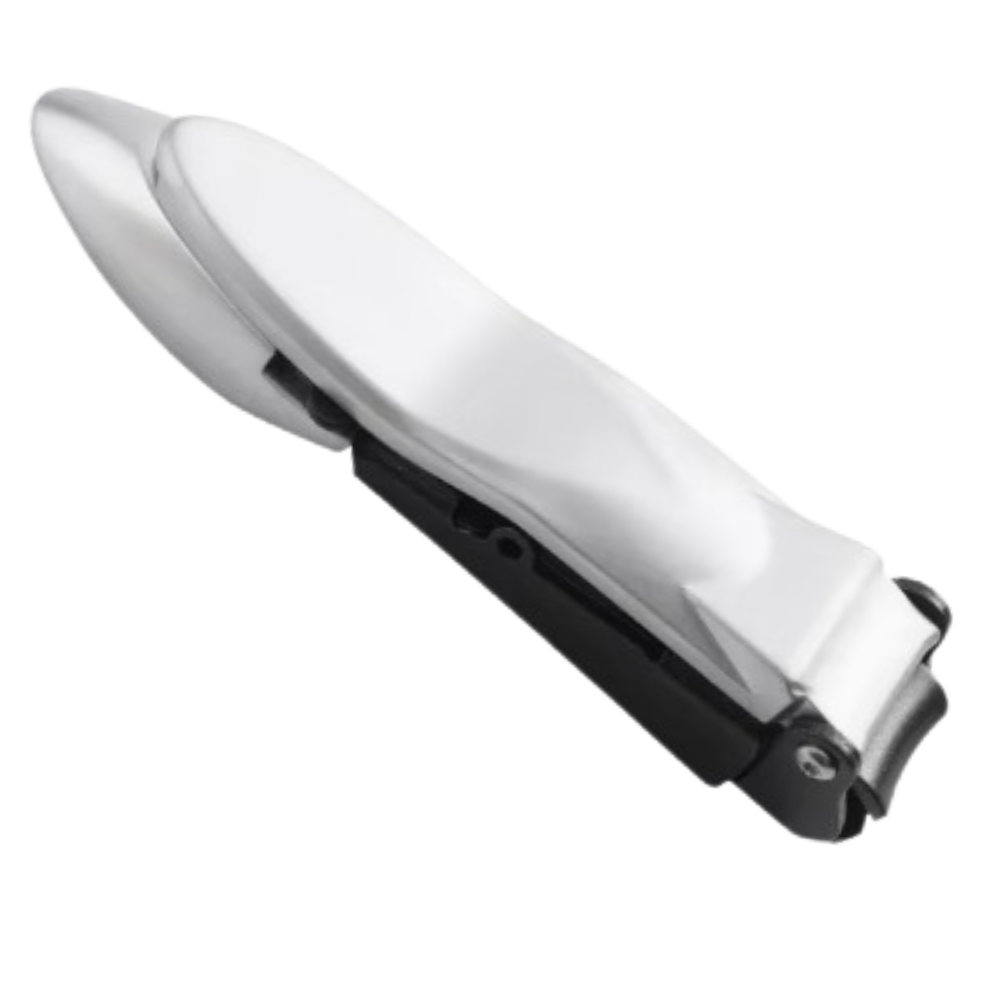 Nagelklippare med behållare -Vit - Ozerty