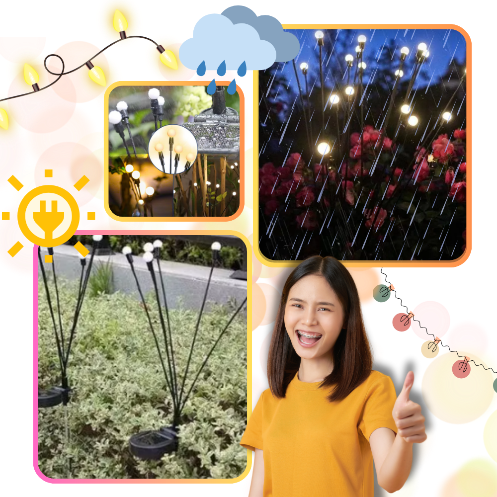 Automatisk Vattentät LED Solcellsbelysning För Utomhusbruk - Ozerty