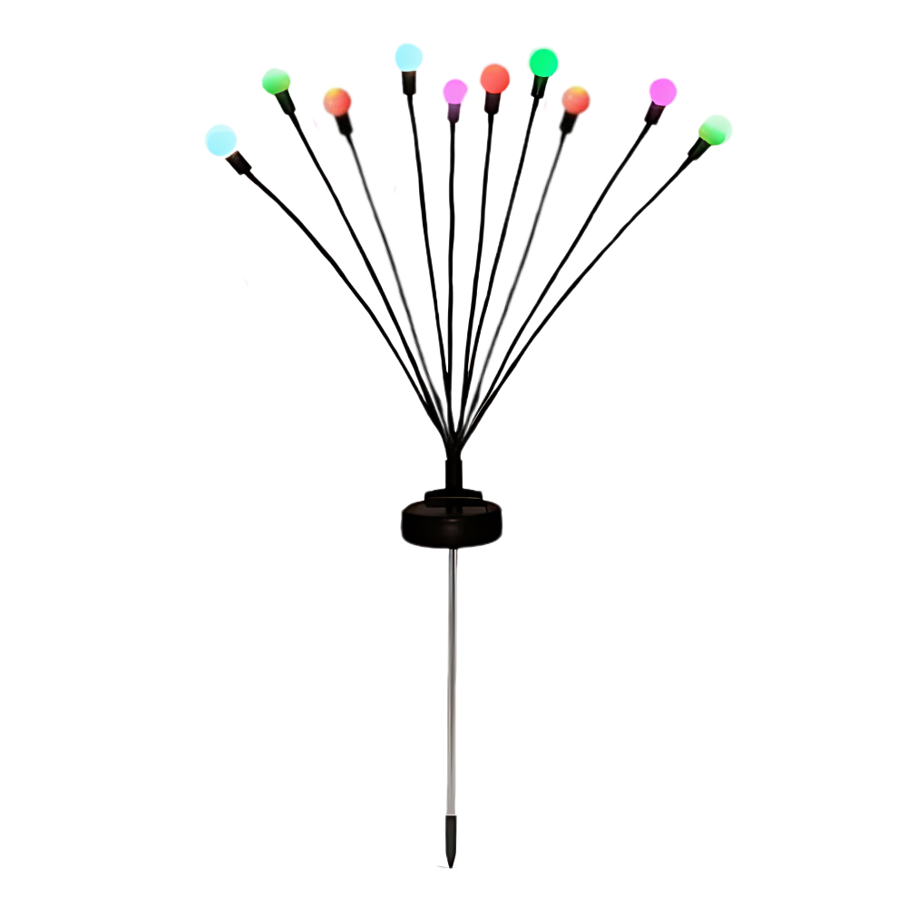 Automatisk Vattentät LED Solcellsbelysning För Utomhusbruk -Flerfärgad - Ozerty