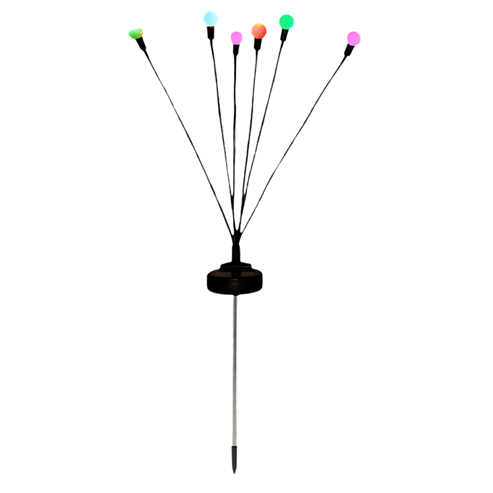 Automatisk Vattentät LED Solcellsbelysning För Utomhusbruk -Flerfärgad - Ozerty