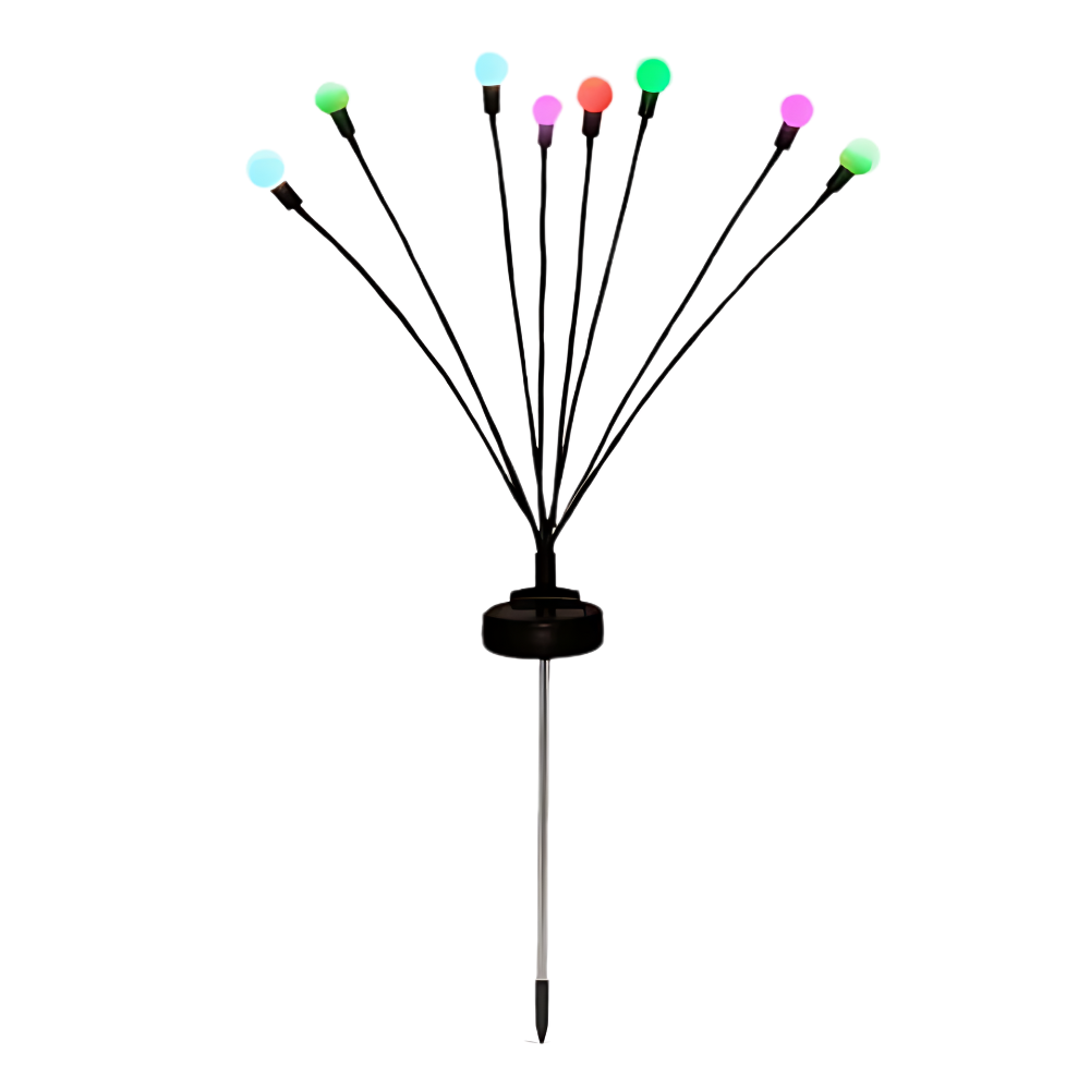 Automatisk Vattentät LED Solcellsbelysning För Utomhusbruk -Flerfärgad - Ozerty