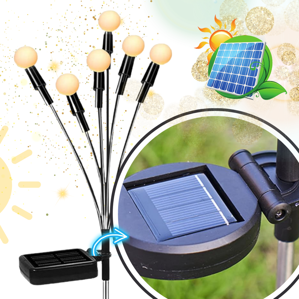 Automatisk Vattentät LED Solcellsbelysning För Utomhusbruk - Ozerty