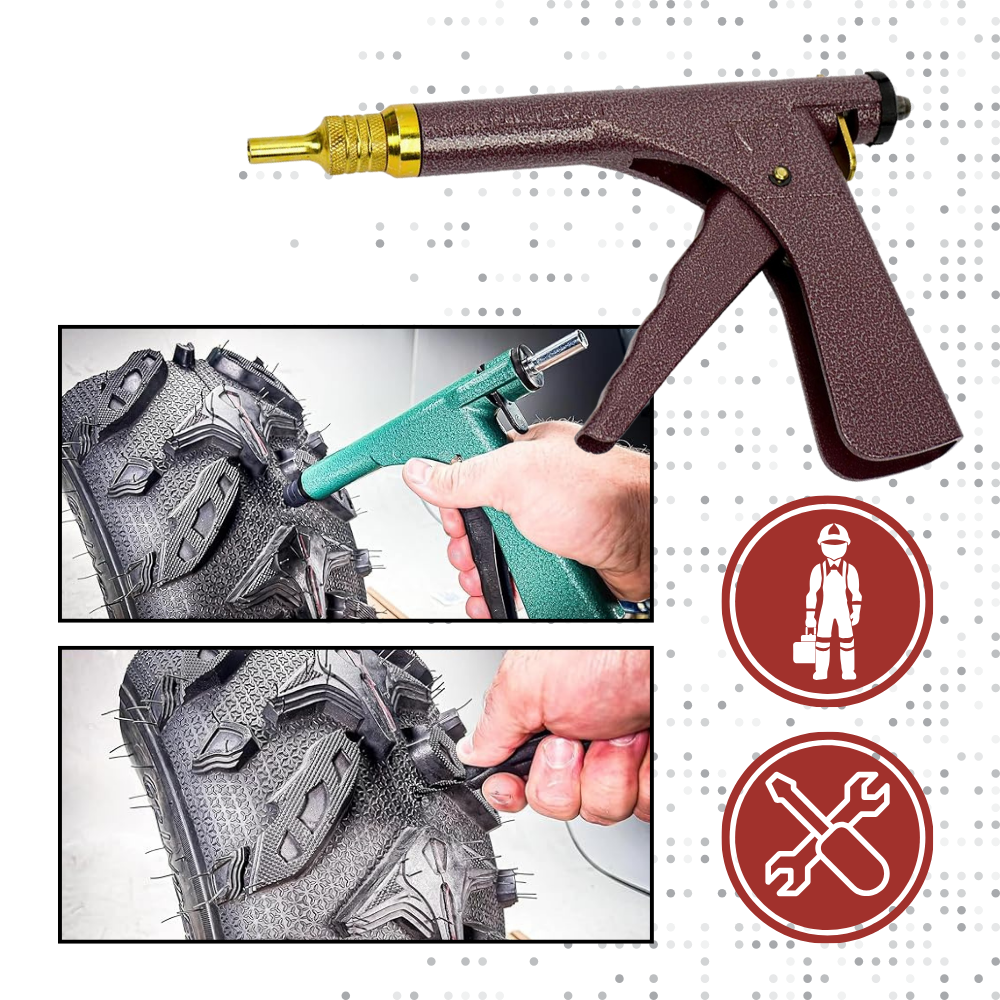 Automatisk universal reparation av punkterade däck - Ozerty