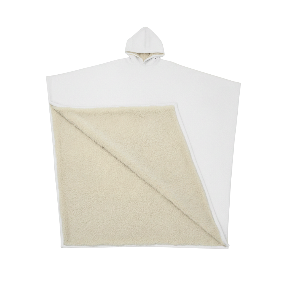 Lugnande tyngd hoodie -Vit - Ozerty