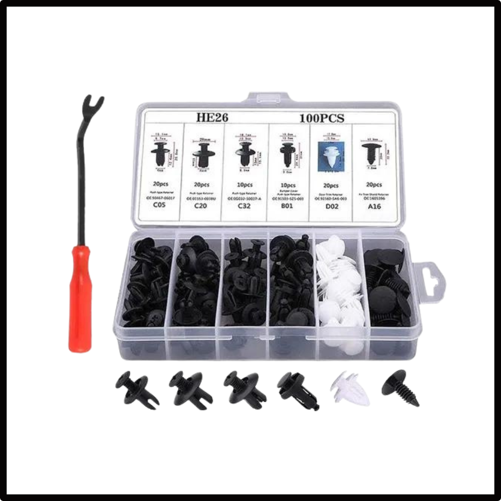 Set med klämmor för dörrpaneler i bil - Ozerty