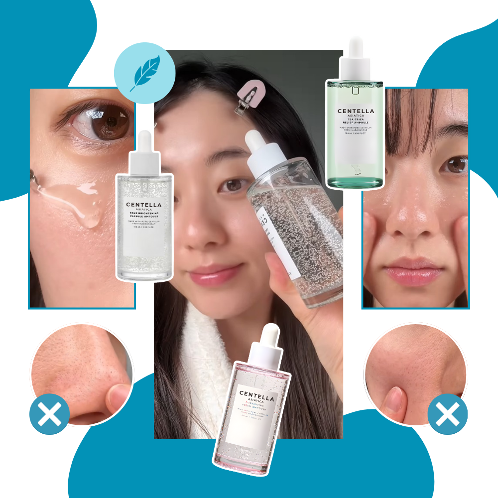 Hudvårdsserie med Centellaserum - Ozerty