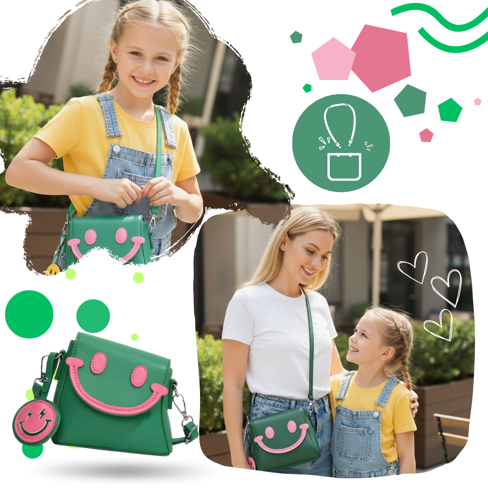 Axelremsväska med ett leende - Ozerty