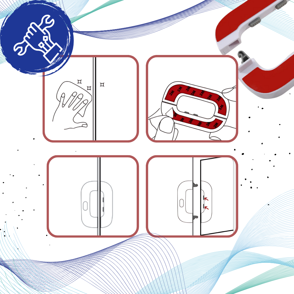 Barnlås för kylskåp - Ozerty