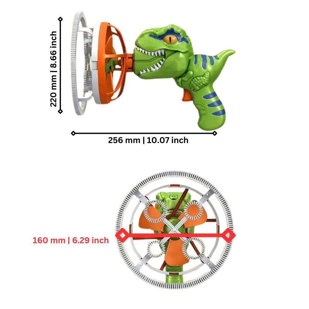 Färgstark dinosaurie bubbelmaskin - Ozerty