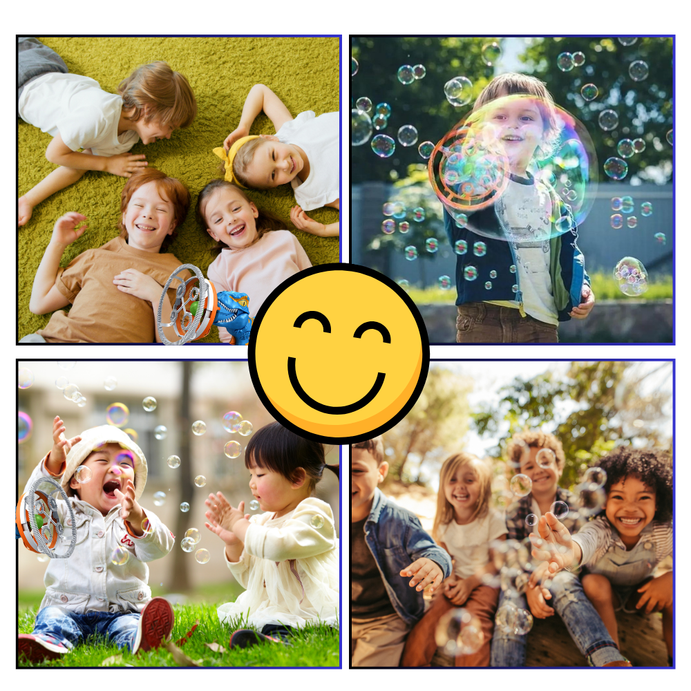 Färgstark dinosaurie bubbelmaskin - Ozerty