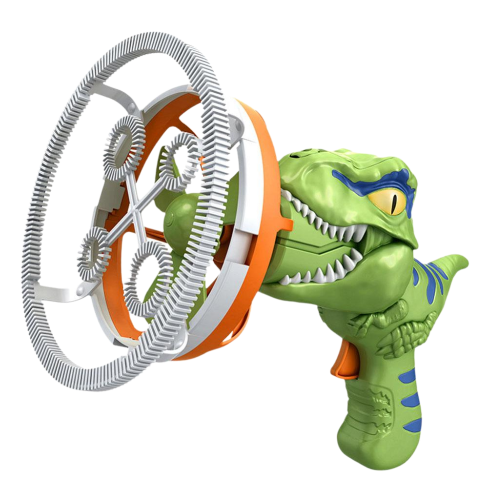 Färgstark dinosaurie bubbelmaskin -Grön - Ozerty