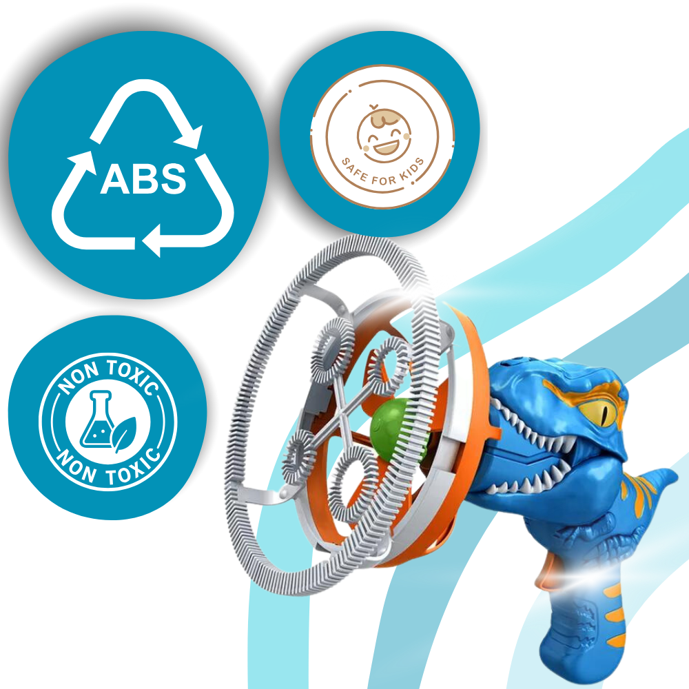 Färgstark dinosaurie bubbelmaskin - Ozerty