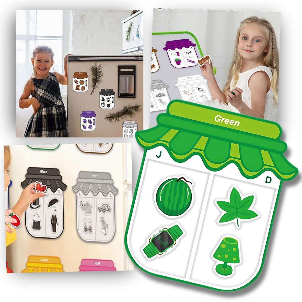 Färgglada pedagogiska magneter - Ozerty