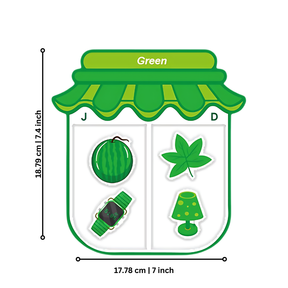 Färgglada pedagogiska magneter - Ozerty