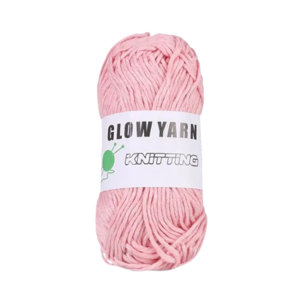 Färgglatt lysande garn -Rosa - Ozerty