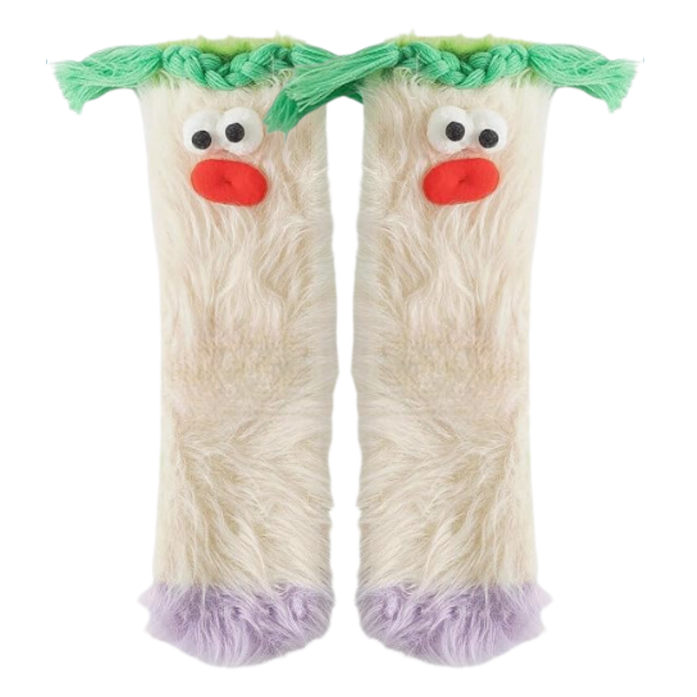 Coral Velvet Funky Strumpor -Vit - Ozerty