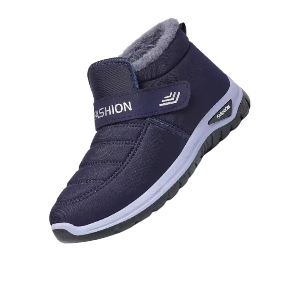 Vinterstövlar med vaddering -Blå man - Ozerty