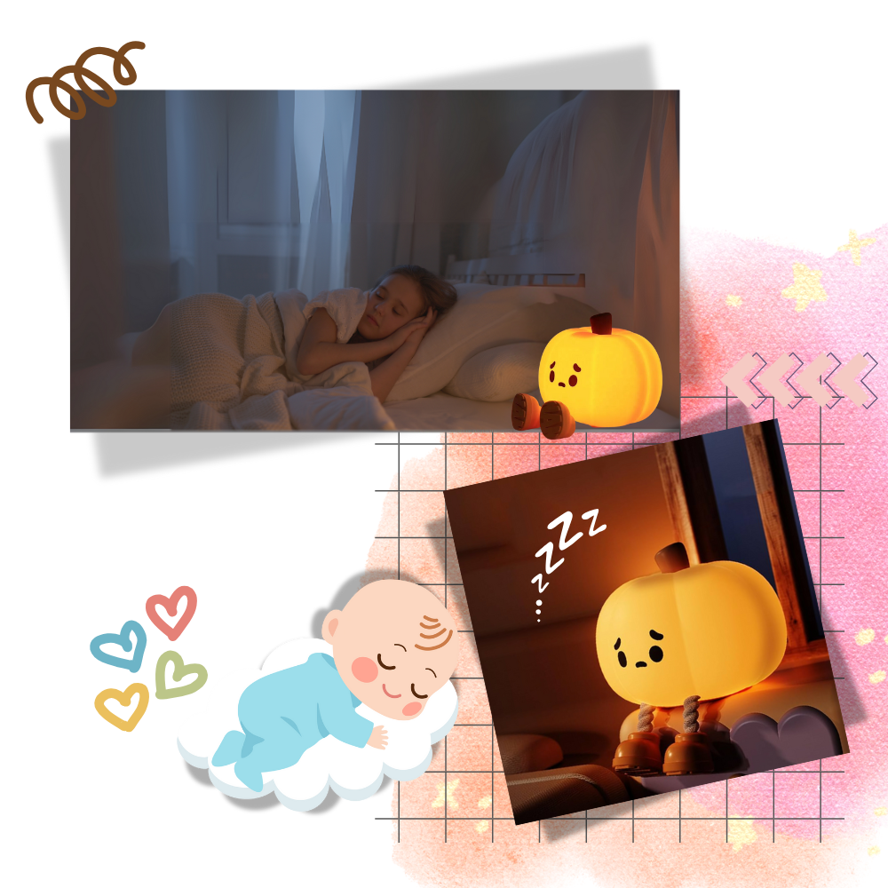 Söt och Sorgsen Pumpanattlampa - Ozerty