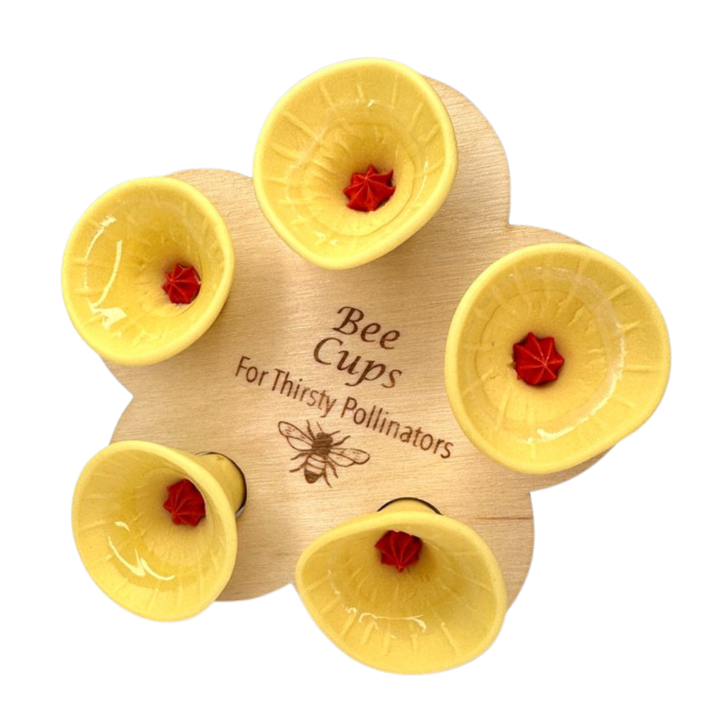 Diskret UV-reaktiv vattenskål för bin -Gul - Ozerty