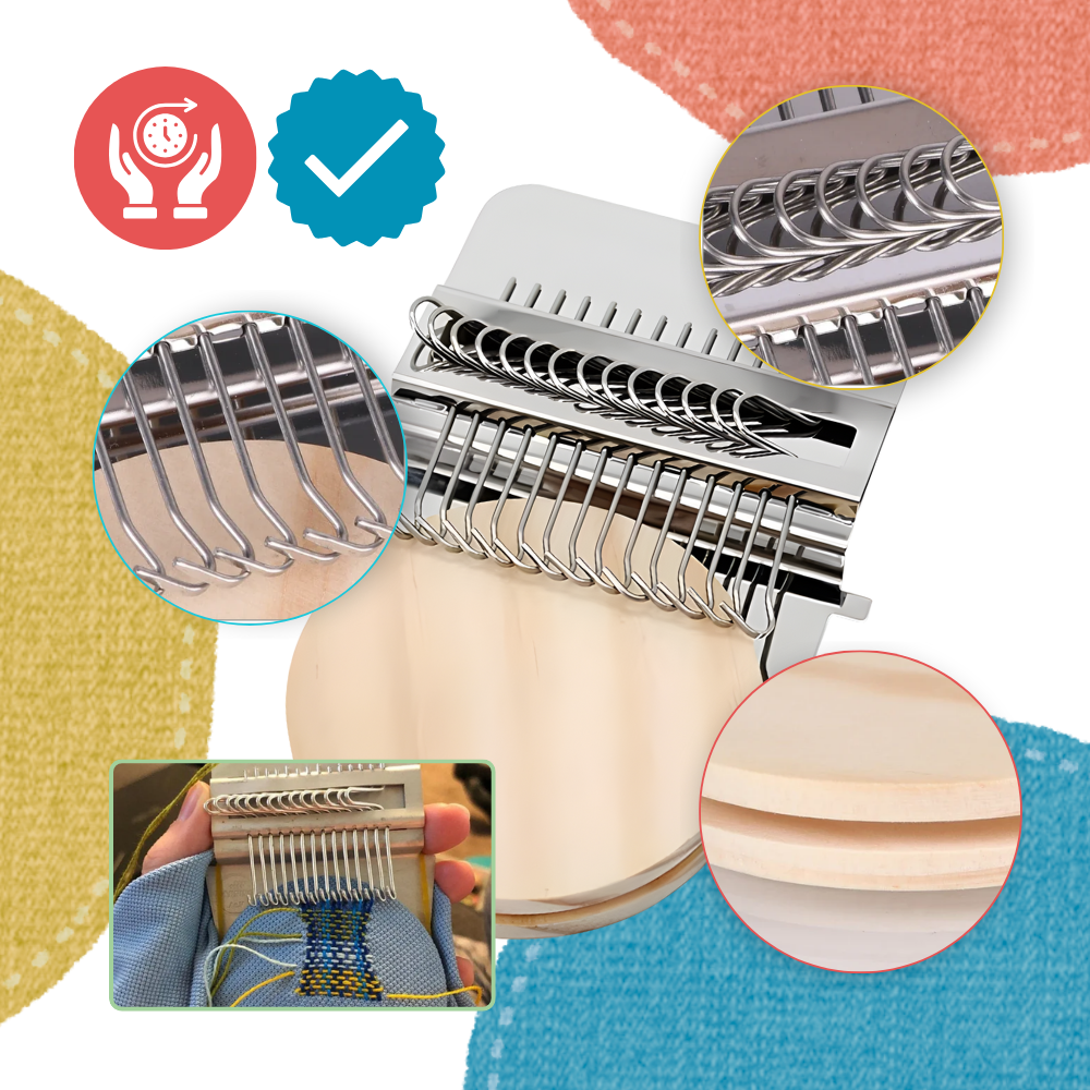 DIY-vävstol för tygreparation - Ozerty