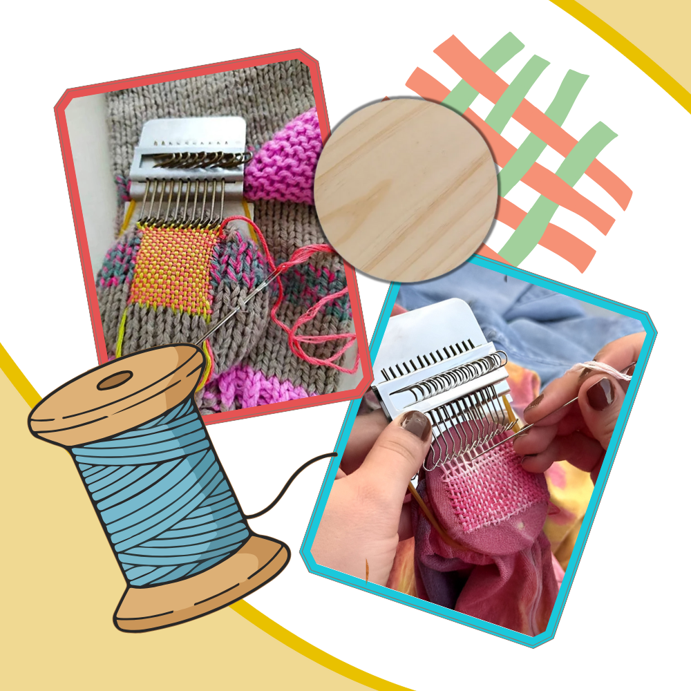 DIY-vävstol för tygreparation - Ozerty