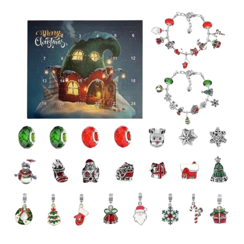 DIY Smycken Adventskalender -Tomteklapp - Ozerty