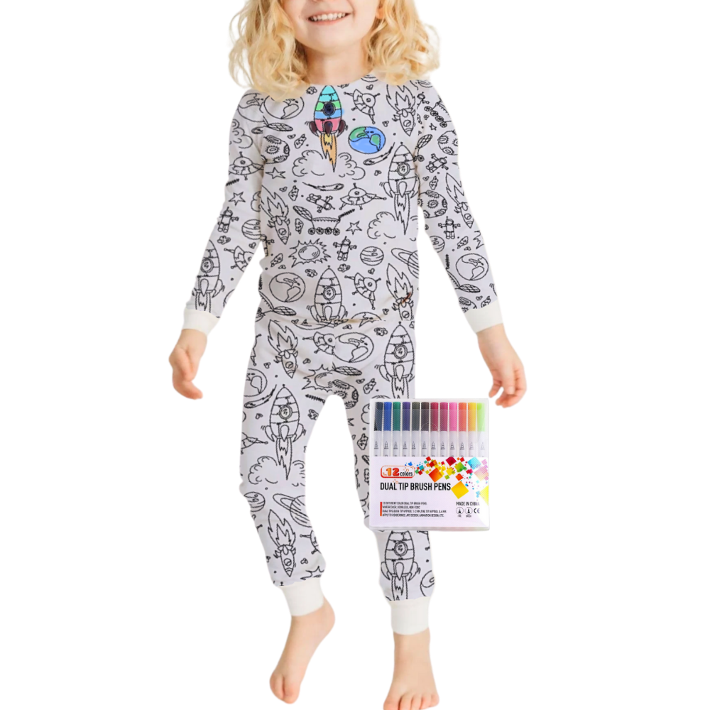 Doodle Dream Pyjamas -Uppdrag i rymden - Ozerty